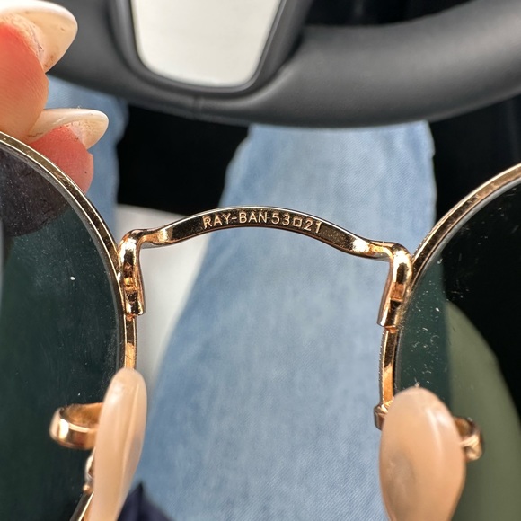 Ray Ban Round Metal Sunglasses - Picture 6 of 7